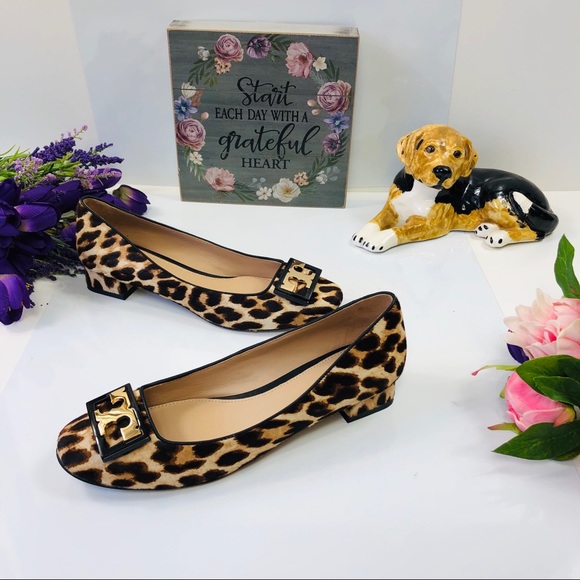 Tory Burch Shoes - Tory Burch NWT Gigi Calf Hair Block Heel Pumps 6,5